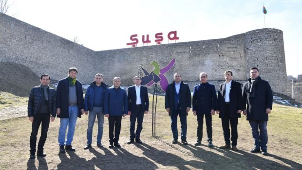 Moldovalı spiker Füzuli və Şuşaya səfər etdi - VİDEO