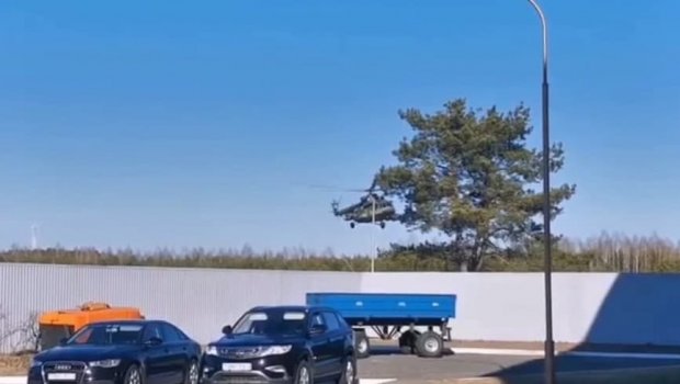 Ukrayna nümayəndə heyəti görüşə helikopterlərlə gəldi - VİDEO