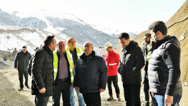 Kəlbəcərdəki yol tikintisindən yeni xəbər - FOTO