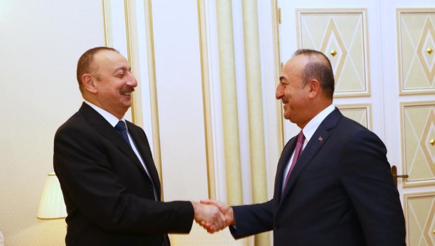 Prezident Mövlud Çavuşoğlunu qəbul etdi - VİDEO