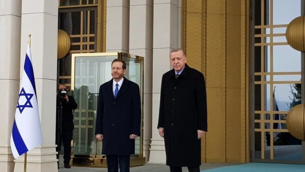 Türkiyə və İsrail prezidentlərinin görüşü başladı