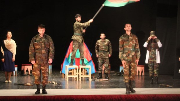 “Haqqın 44 günü” tamaşası bölgələrdə nümayiş olunacaq - FOTO 