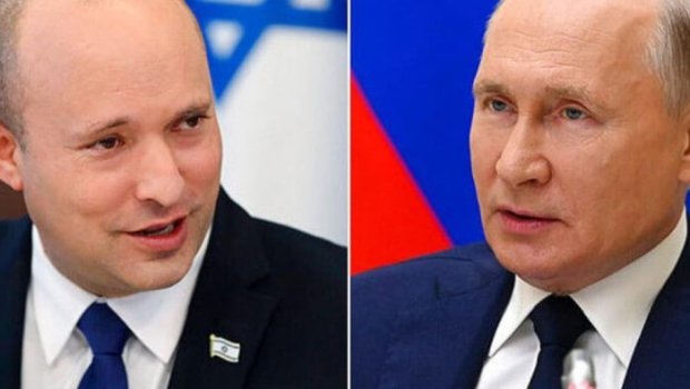 İsrailin baş naziri Putinlə Ukraynanı müzakirə etdi