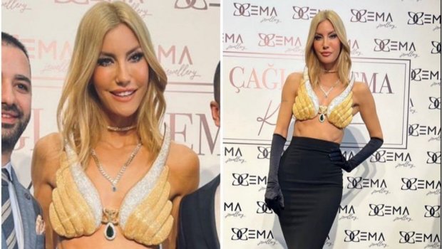 Türkiyəli model səhnəyə 5 milyonluq büstqalterlə çıxdı – FOTO