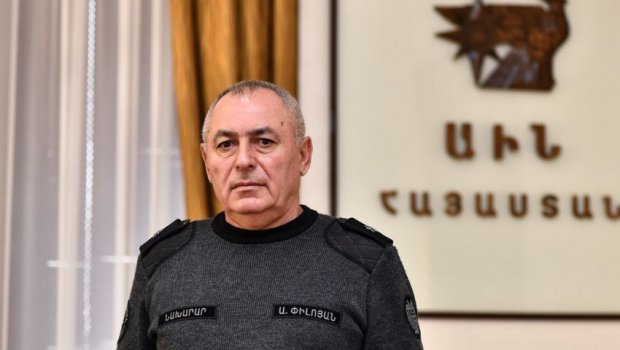 Ermənistanın fövqəladə hallar naziri saxlanıldı