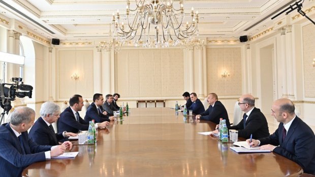 Prezident İtaliyanın xarici işlər və beynəlxalq əməkdaşlıq nazirini qəbul etdi