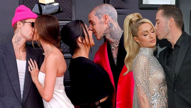 “Grammy”də eşq pozları - FOTO