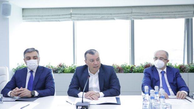 Sahil Babayev məşqçilərlə görüşdü - FOTO