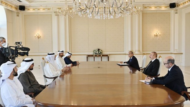 İlham Əliyev BƏƏ-nin sənaye və qabaqcıl texnologiyalar nazirini qəbul etdi - YENİLƏNİB 