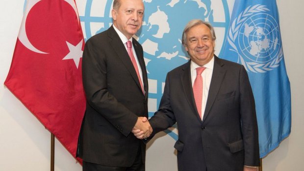 Ərdoğan Quterreşlə Ukraynadakı vəziyyəti müzakirə etdi