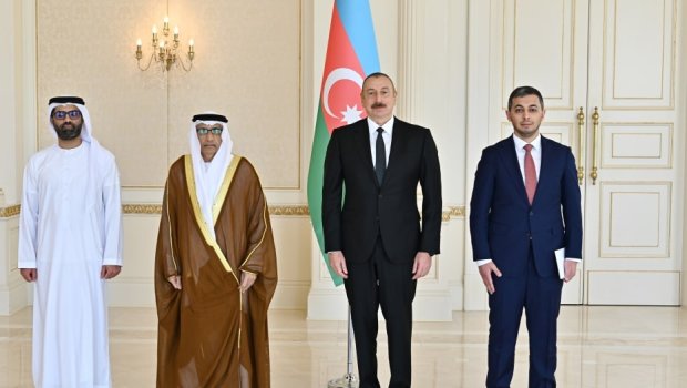 İlham Əliyevdən yeni səfirə: “Birləşmiş Ərəb Əmirlikləri ilə möhkəm siyasi əlaqələrimiz var” – FOTO/VİDEO