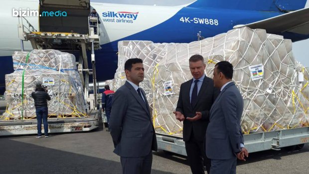 Azərbaycandan Ukraynaya növbəti humanitar yardım göndərildi - FOTO/VİDEO