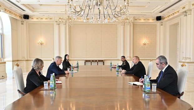 İlham Əliyev Latviyanın müdafiə nazirinə Azərbaycanın NATO ilə əlaqələrindən danışdı – YENİLƏNİB/VİDEO