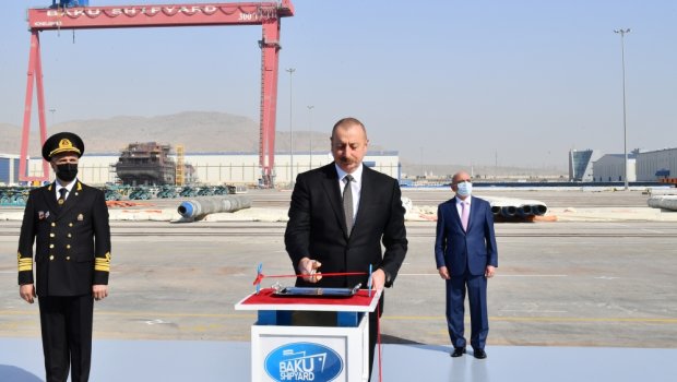 Prezident “Zərifə Əliyeva” gəmi-bərəsinin istismara verilmə mərasimində - YENİLƏNİB – FOTO-VİDEO