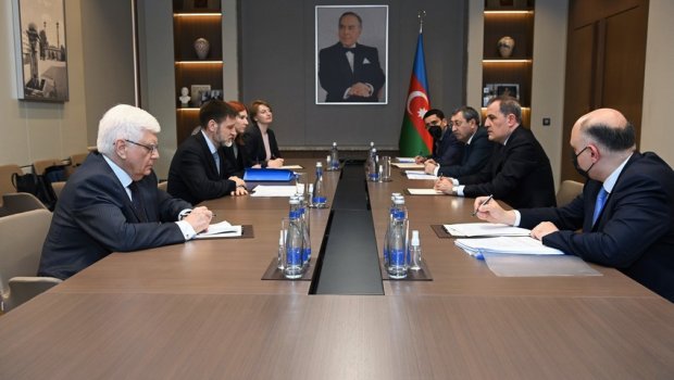 Ceyhun Bayramov Rusiya Prezidentinin xüsusi nümayəndəsi ilə görüşdü - FOTO