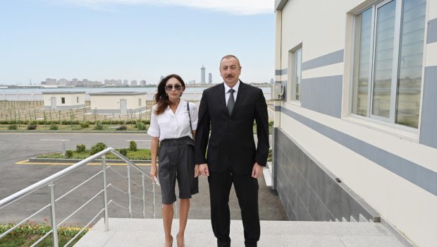 İlham Əliyev və Mehriban Əliyeva 304 nömrəli məktəbin açılışında iştirak ediblər