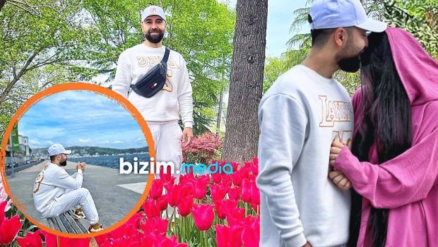 Tanınmış müğənninin həyat yoldaşı ilə İstanbul tətili - FOTO