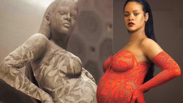 Rihannaya heykəl ucaltdılar - FOTO/VİDEO 