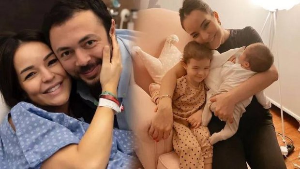 Türkiyəli müğənni ilk dəfə oğlunu üzə çıxartdı - FOTO