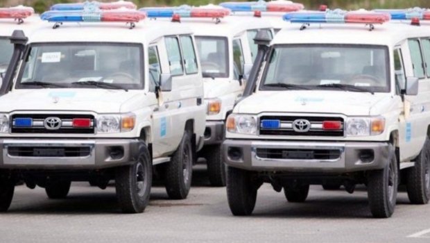 ÜST Ukraynaya 20 təcili yardım maşını göndərdi