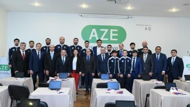 Fərid Qayıbov medal qazanan cüdoçularla görüşdü - FOTO