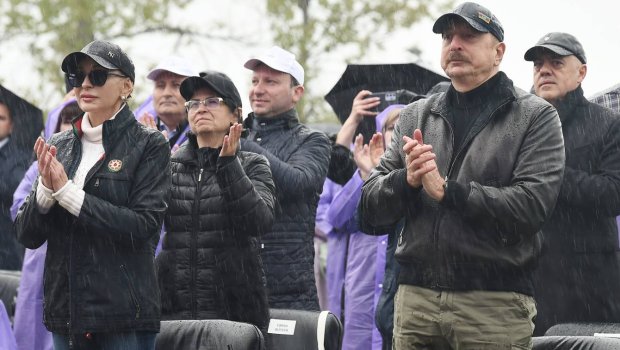 Prezidentlə xanımı Şuşada V “Xarıbülbül” Festivalında - FOTO