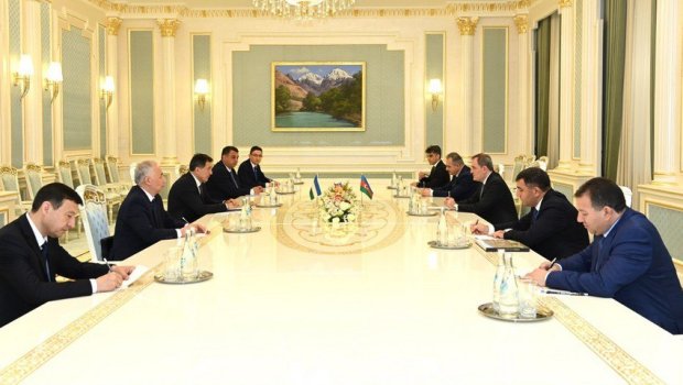 Ceyhun Bayramov özbəkistanlı həmkarı ilə görüşdü - DÜŞƏNBƏDƏ VACİB MÜZAKİRƏ - FOTO