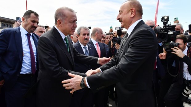 İlham Əliyev və Ərdoğan Rize-Artvin hava limanının açılışında - YENİLƏNİB - FOTO/VİDEO