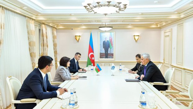 Milli Məclisin sədri İƏT-in Baş katibi ilə müzakirələr apardı