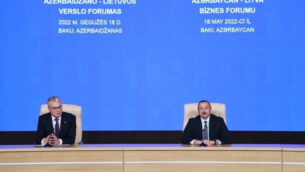 Bakıda Azərbaycan-Litva biznes forumu keçirilib - FOTO