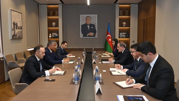 Ceyhun Bayramov TÜRKSOY-un Baş katibi ilə görüşdü - FOTO