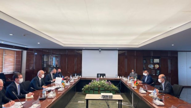 Şahin Mustafayev İranın energetika naziri ilə görüşdü - FOTO