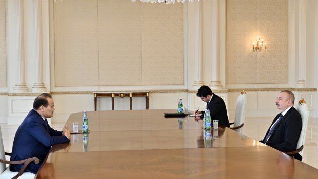 İlham Əliyev Türk Dövlətləri Təşkilatının Baş katibi ilə görüşdü - YENİLƏNİB - FOTO/VİDEO