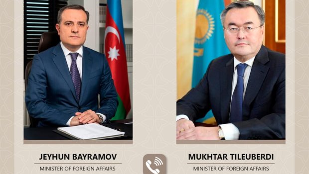 Ceyhun Bayramov qazaxıstanlı həmkarı ilə bu məsələləri müzakirə etdi 