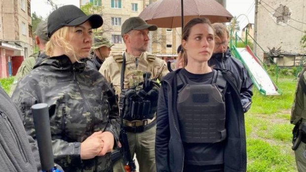 Finlandiya Baş naziri İrpen və Buçaya getdi - FOTO 