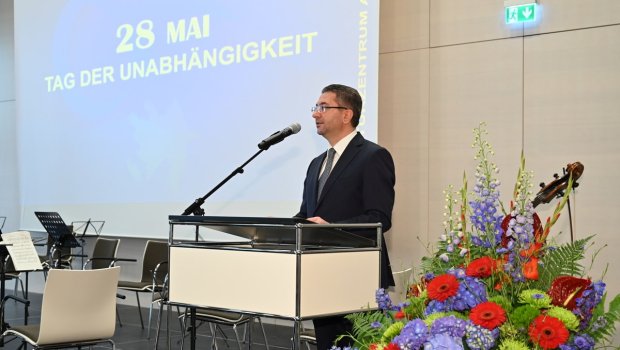 Berlində Müstəqillik Günü ilə bağlı tədbir keçirilib - FOTO 