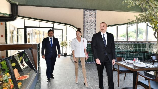 Bakıda “Şərq Bazarı” istifadəyə verildi - İlham Əliyev və xanımı AÇILIŞDA - FOTO/VİDEO
