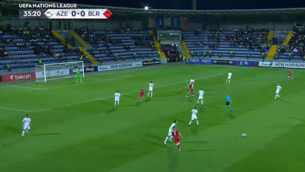 Millətlər Liqası: Azərbaycan millisi Belarusu məğlub etdi - VİDEO