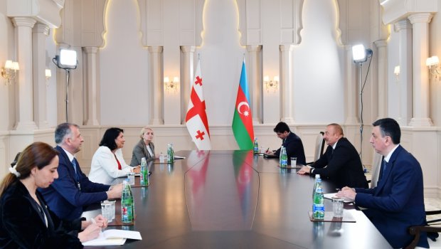 İlham Əliyev Gürcüstan prezidenti ilə hansı məsələləri müzakirə etdi? - YENİLƏNİB