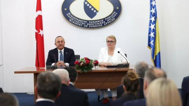 Çavuşoğlu Bosniya və Herseqovinada həmkarı ilə hansı məsələni müzakirə etdi? - FOTO