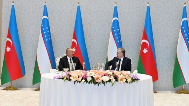 İlham Əliyevin şərəfinə rəsmi ziyafət verildi