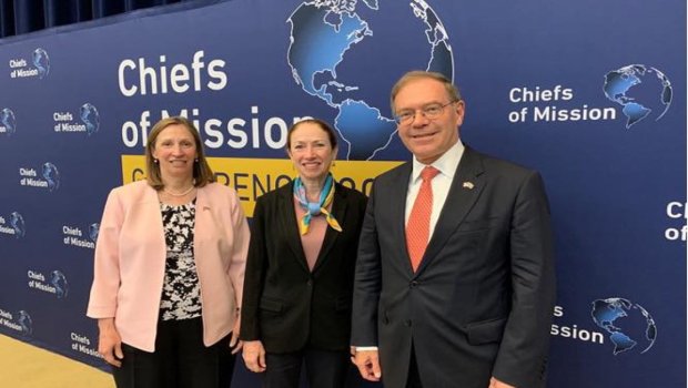 ABŞ səfirləri videokonfransla görüşdü - Azərbaycan-Gürcüstan-Ermənistan 