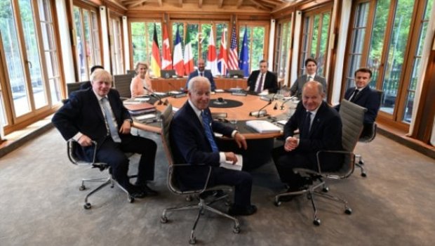 Almaniyada G7 ölkələrinin sammiti başladı: Gündəm Ukraynadır - VİDEO