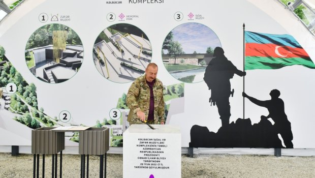 İşğal və Zəfər muzeyləri kompleksinin təməli qoyuldu – KƏLBƏCƏRDƏ