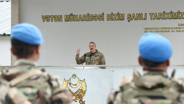 “1993-cü ilin aprelində itirdiyimiz Kəlbəcərdə bu gün Ordu Gününü qürurla qeyd edirik” – Prezident 