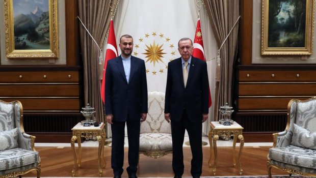 Ərdoğan İranın xarici işlər naziri ilə görüşdü