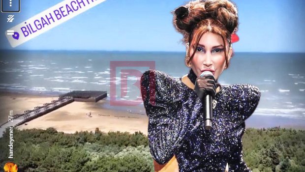 Hande Yener Bakıda - FOTO