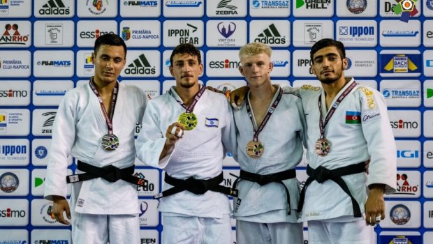 Cüdo üzrə milli komandamız açıq Avropa turnirini 1-ci yerdə başa vurdu - FOTO