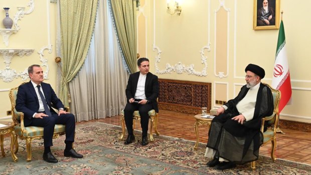 Ceyhun Bayramov İran Prezidenti ilə MÜZAKİRƏLƏR APARDI - FOTO