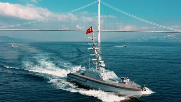 Türkiyə yeni pilotsuz gəmisini nümayiş etdirdi - VİDEO